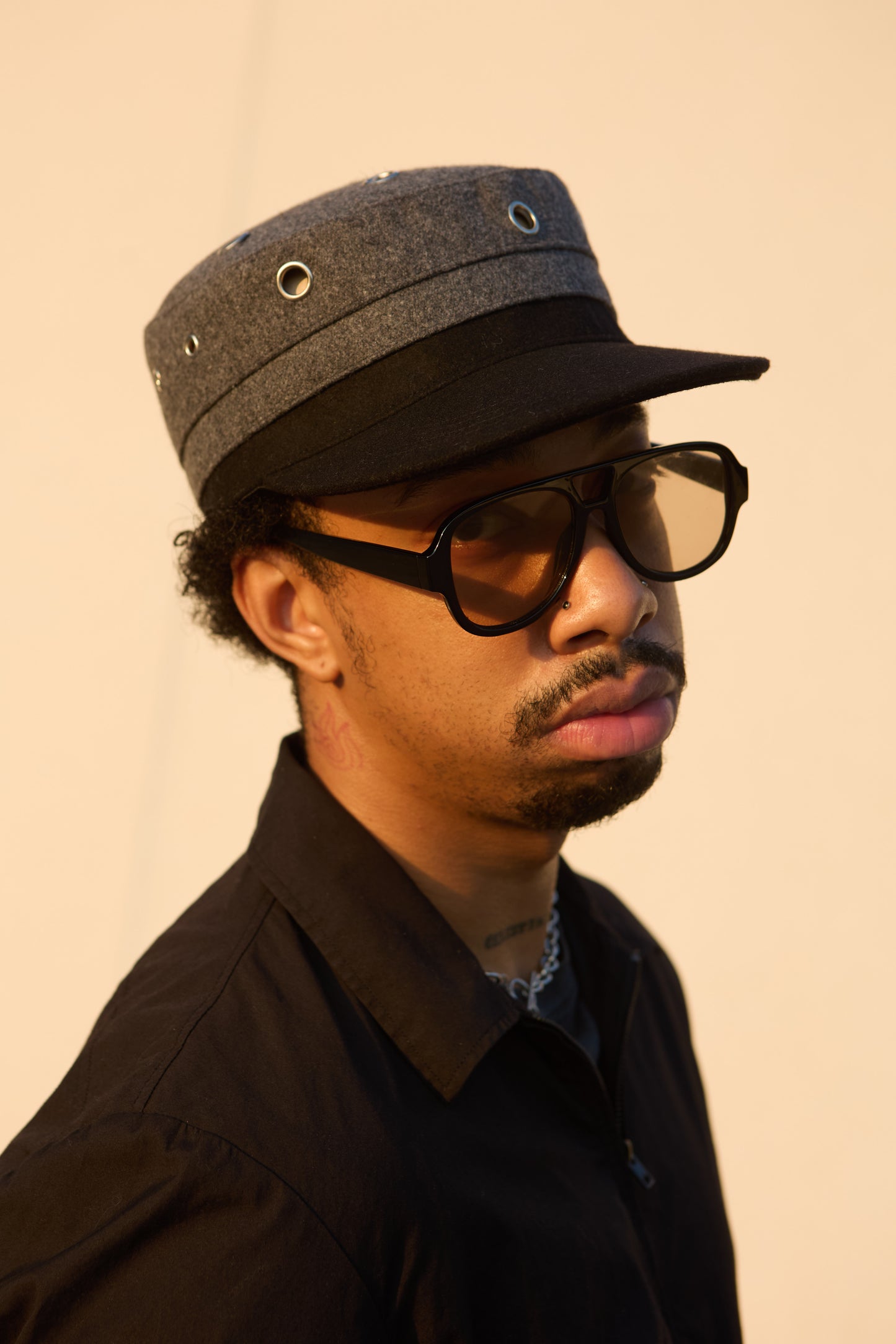 NEXUS V2 MILITARY CAP (GREY) - Few and Far Studios